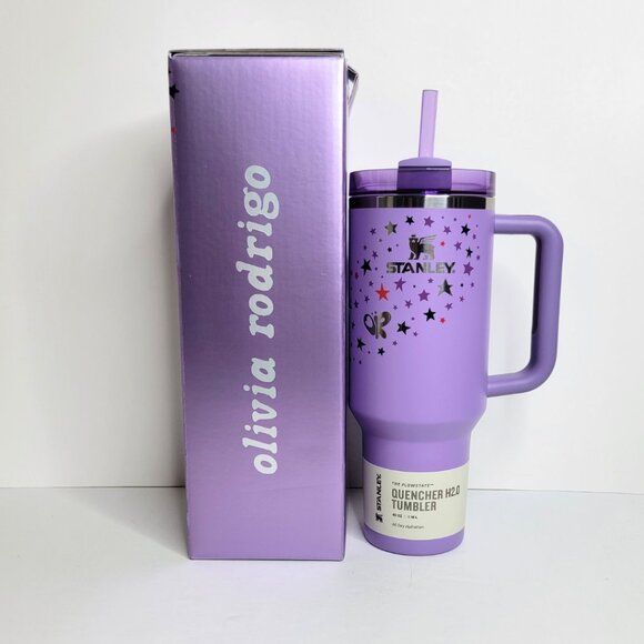 STANLEY X OLIVIA RODRIGO 40oz H2.0 FlowState Quencher Tumbler NEW - Picture 1 of 11